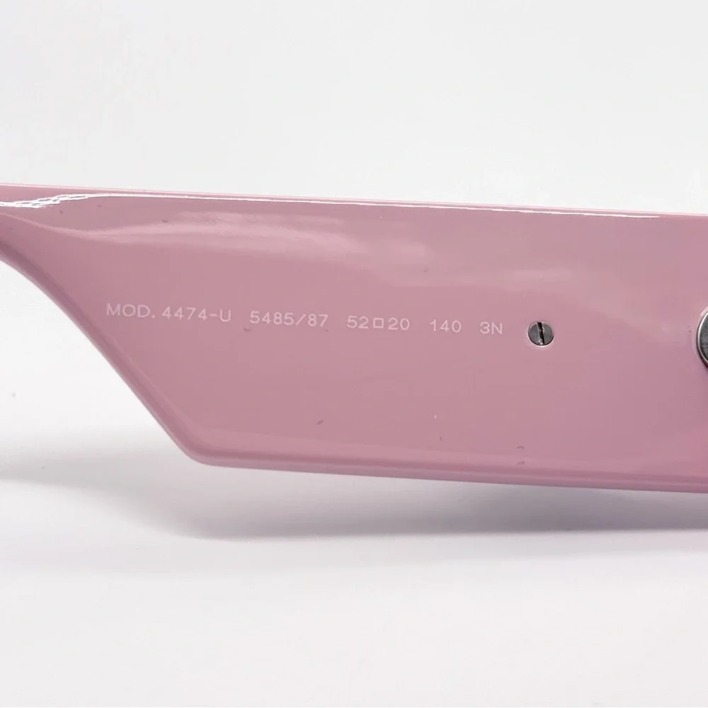 NEW VERSACE VE4474U 5485/87 SQUARE PINK GRAY WOMEN SUNGLASSES VERSACE MOD 4474-U - Picture 8 of 10